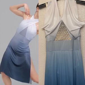 WEISSMAN Dance lyrical blue ombre Nothing Is As It Seems 14721 MA-Medium adult